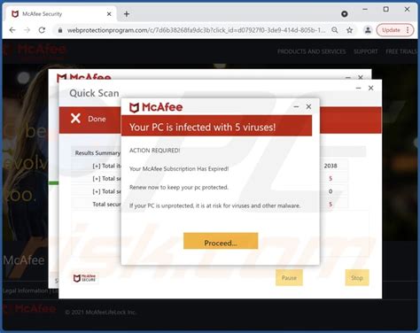 complete pc livesafe scam|The Fake McAfee “Your PC Is Infected” Pop.